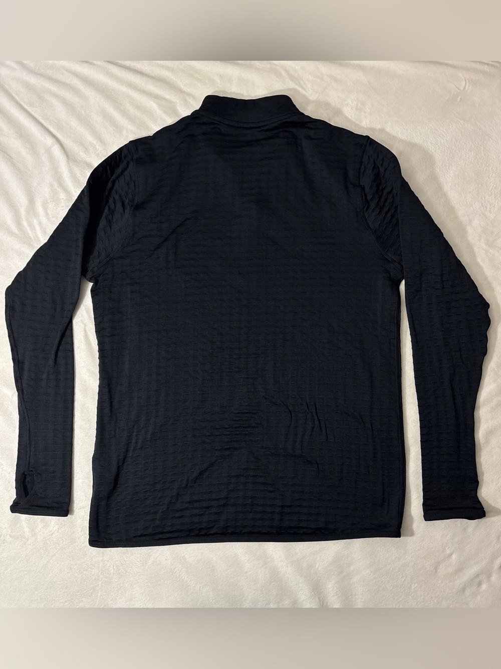 Nike x Patta Quarter Zip Pullover Running Team Black Size Large - Picture 3 of 4